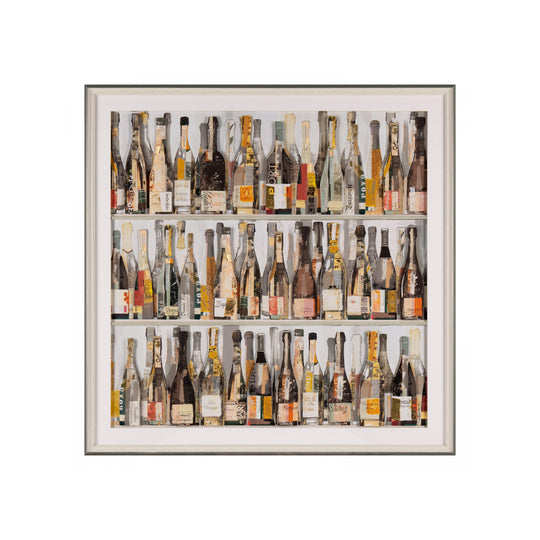 'Wines of the World' Framed Art | Faye Reynolds-Lydon | 93x93cm