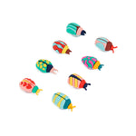 Beetle-Shaped Glass Markers | Set of 8