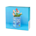 Book-Shaped Vase | 'Forget Me Not' | Blue
