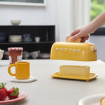 Ceramic Toaster Butter Dish | Mustard