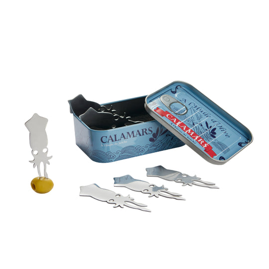 Conserverie Calamari Snack Forks | Set of 4