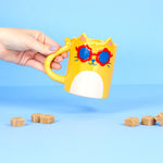 Cool Cat Mug | Yellow | 350ml
