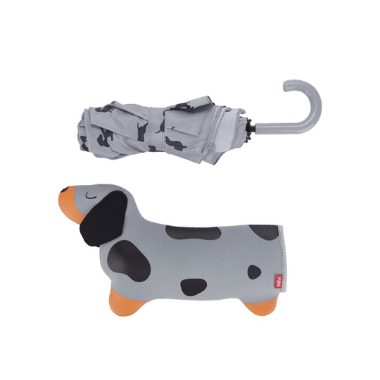 Dachsund Umbrella | Grey