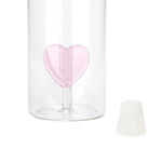 Love Heart Glass Bottle | 1.2L