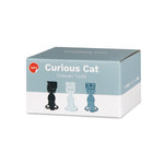 Curious Cat Drawer Hooks | Set of 3