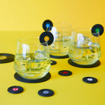 Vinyl Record Coasters | Set of 4
