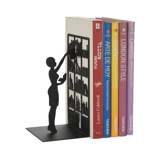 Metal Bookend | Figure by the Bookshelf