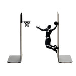 Metal Bookends | Basketball Slam Dunk | Set of 2