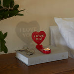 Message Tealight Holders | Red | Set of 4