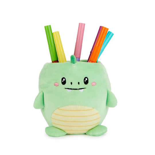 Plush Kawaii Stationery Holder | Dinosaur