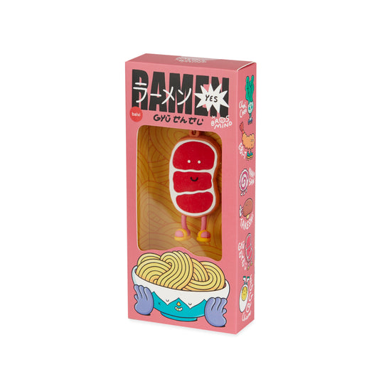 Ramen Keyring | 'Gyu Sensei' Meat Slice