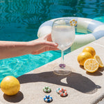 Swim Ring Glass Markers | Set of 6