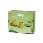 Tulip Espresso Cup & Petal Saucer | Yellow | Set of 2