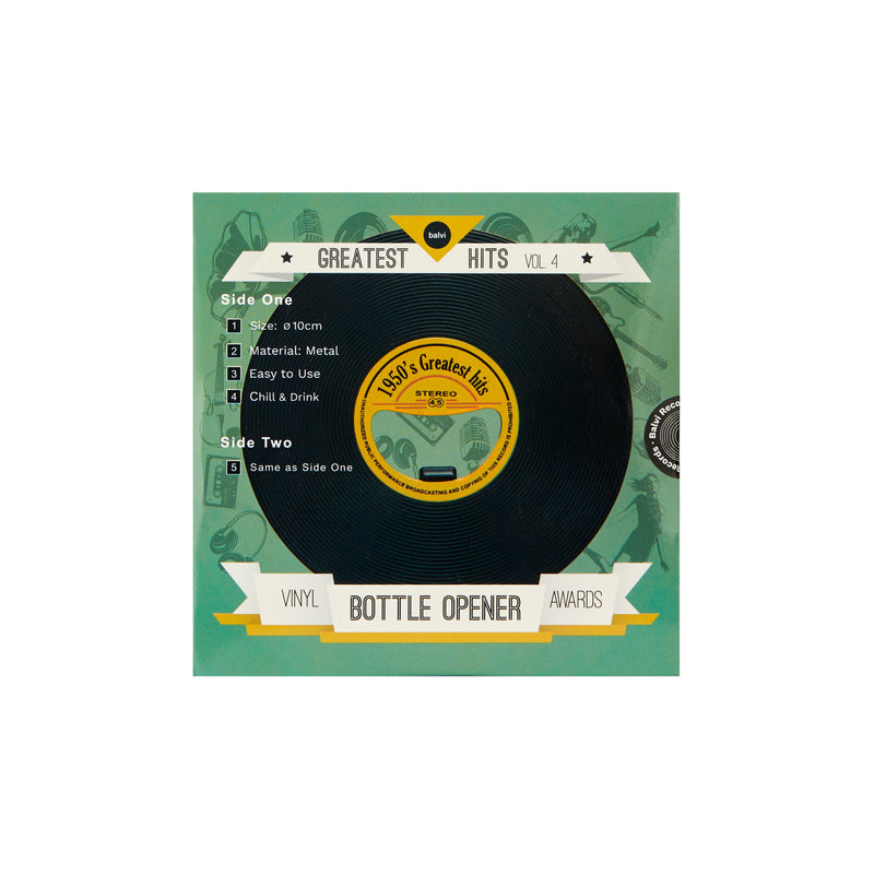 Vinyl Record Bottle Opener