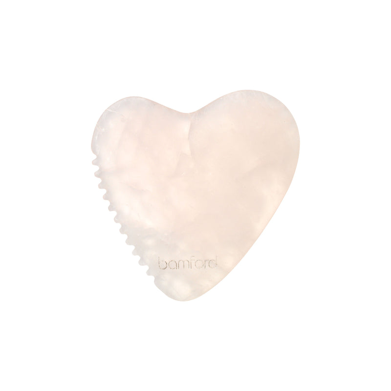 Isla Rose Quartz Gua Sha Heart