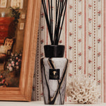 Stones Marble Reed Diffuser | Leather, Rose & Plum | 500ml