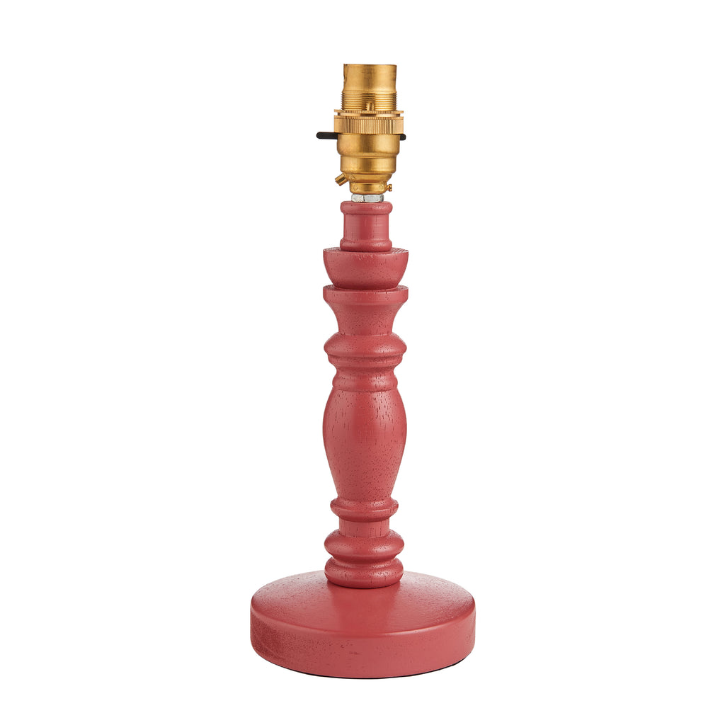 Gallery | Bibury Spindle Table Lamp Base - Pink Clay – About Living
