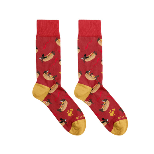 Men's Hot Dog Dog Socks
