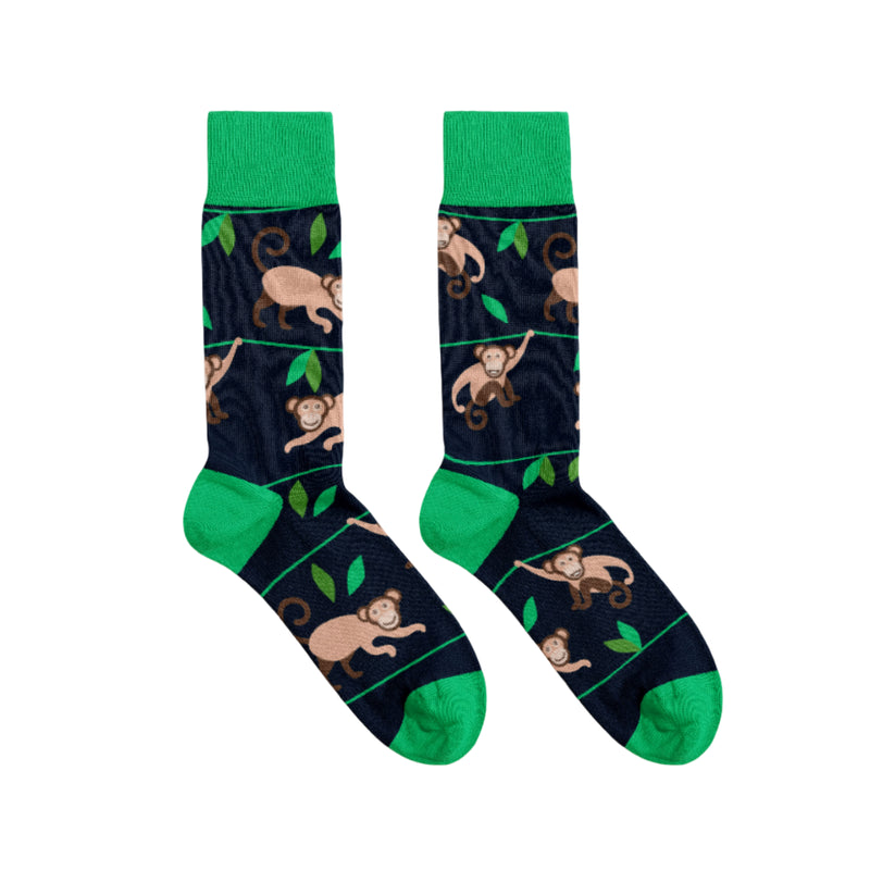 Men's Jungle Monkey Socks
