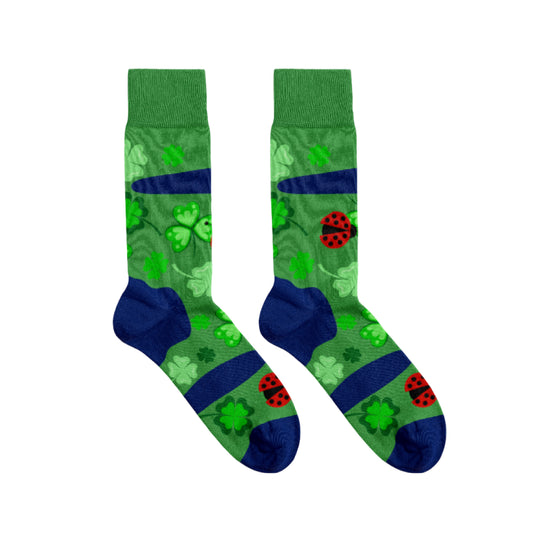 Men's Lucky Four Leaf Clover Socks