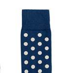 Men's Polka Dot Socks | Blue & Grey