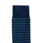 Men's Striped Socks | Blue
