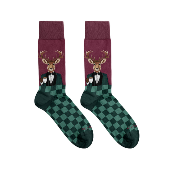Men's Suited Stag Socks