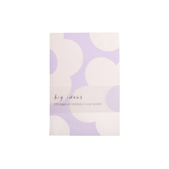 A6 Softcover Notebook | Multi Flower | Lilac