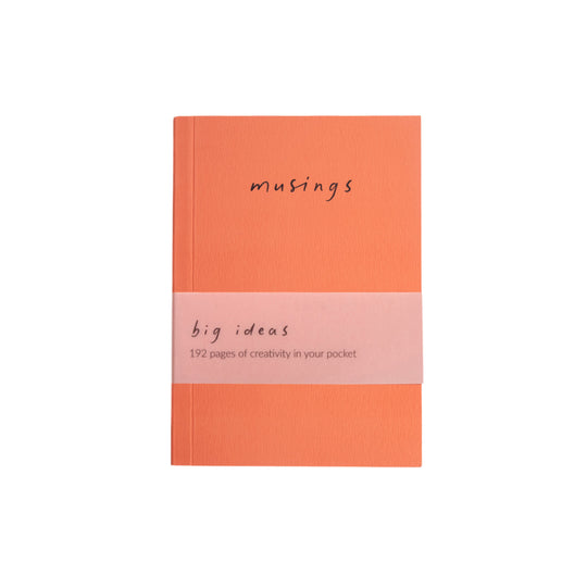 A6 Softcover Notebook | Musings | Orange