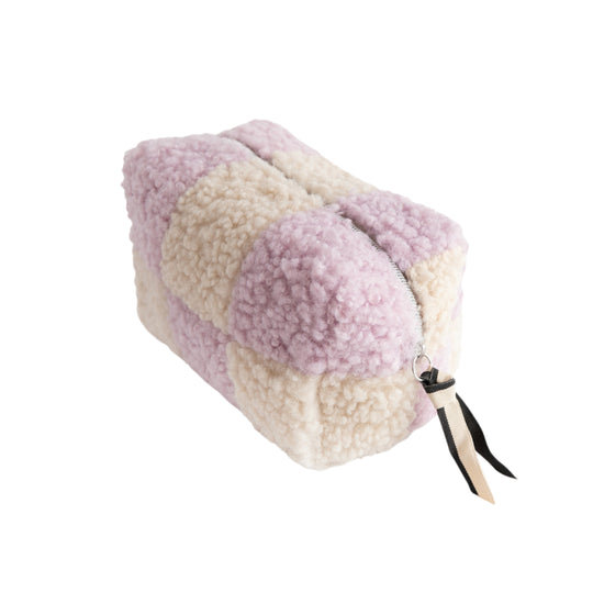 Borg Cube Cosmetic Bag | Lilac Check