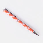 Boxed Ballpoint Pen | Looped Hearts | Pink & Orange