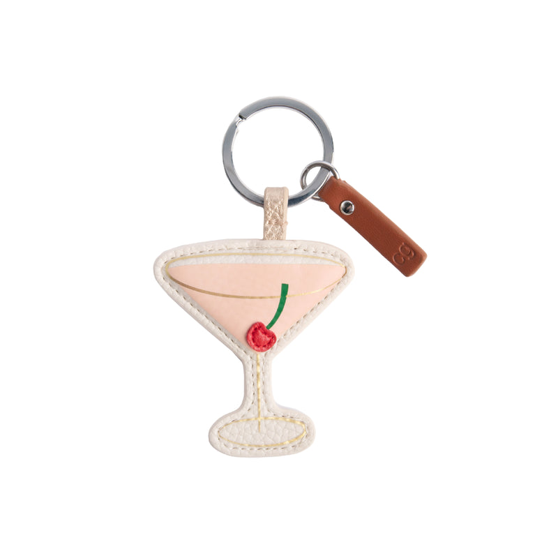 Cocktail Keyring | Pink