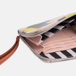 Confetti Hearts Travel Wristlet Pouch