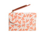 Coral Hearts Card Holder & Coin Purse