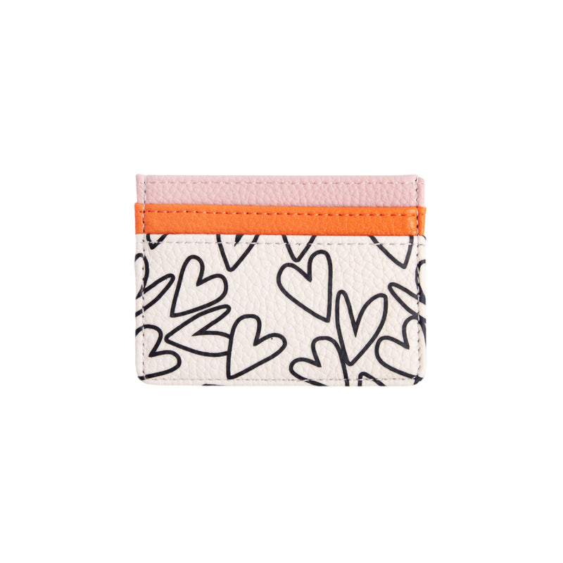 Caroline Gardner Mono Outline Hearts Card Holder About Living