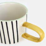 Mono Stripe Ceramic Mug