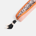 Nylon Pencil Case | Pink & Orange