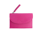 Vegan Leather Cardholder & Coin Purse | Bright Pink