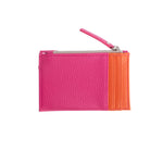 Vegan Leather Cardholder & Coin Purse | Bright Pink