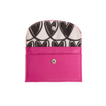 Vegan Leather Cardholder & Coin Purse | Bright Pink