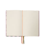 Wave Print Hard Cover Notebook | Lilac/Green
