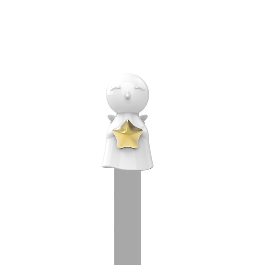 3D Angel Bookmark with Gold Star
