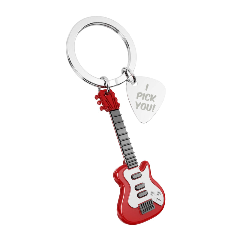 3D Electric Guitar Keyring