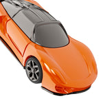 3D Luxe Sports Car Keyring | Orange