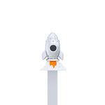 3D Rocket Bookmark
