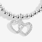 Christmas A Little 'Merry Christmas Fabulous Friend' Bracelet | Silver Plated