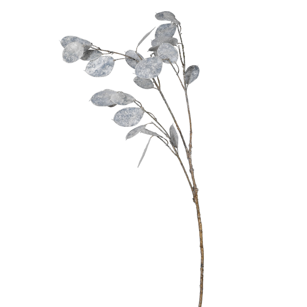 LIV Artificial Honesty Stem White with Glitter About Living