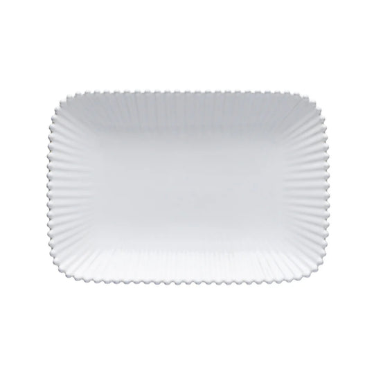 Pearl White Rectangular Platter | 30cm
