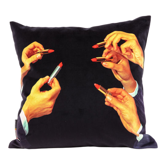 TOILETPAPER Lipsticks Cushion | Black
