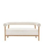 Acera Boucle Curve Sofa | Cream